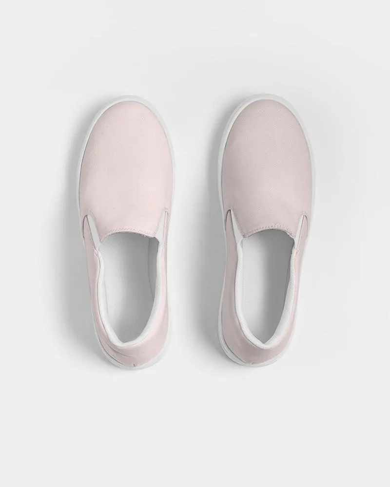 Pale Pink Slip-On Canvas Sneakers | Men's | Bright Pale Pink | C0M10Y5K0